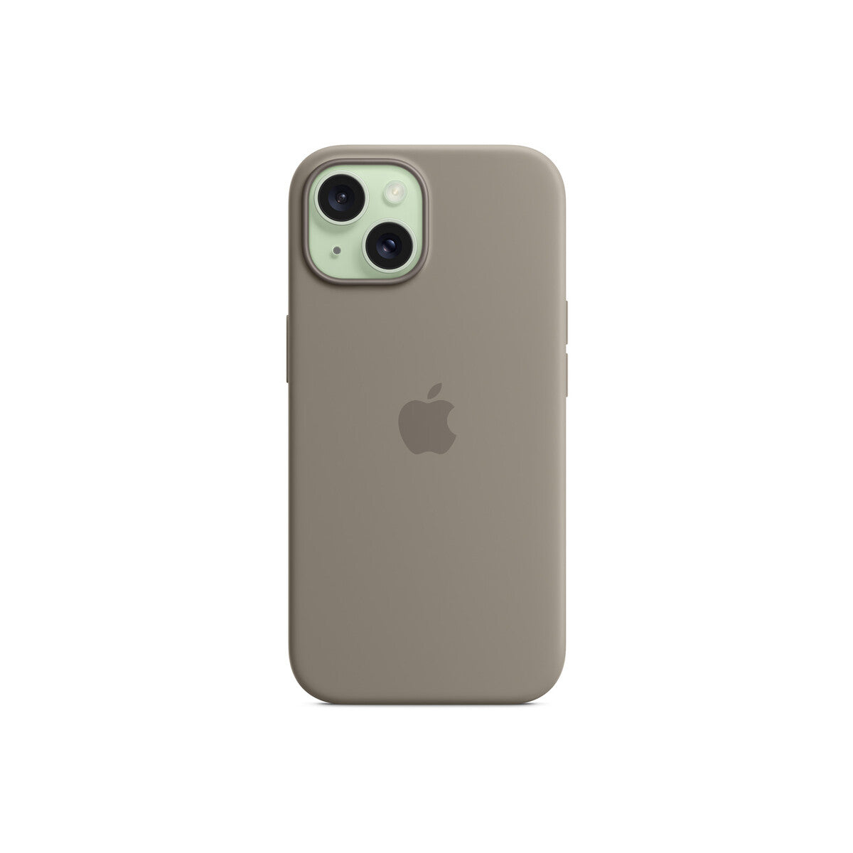 Husa de protectie Apple cu MagSafe pentru iPhone 15, Silicon, Clay - iSTYLE RO