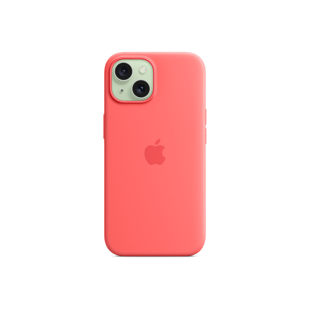 Husa de protectie Apple cu MagSafe pentru iPhone 15, Silicon, Guava - iSTYLE RO