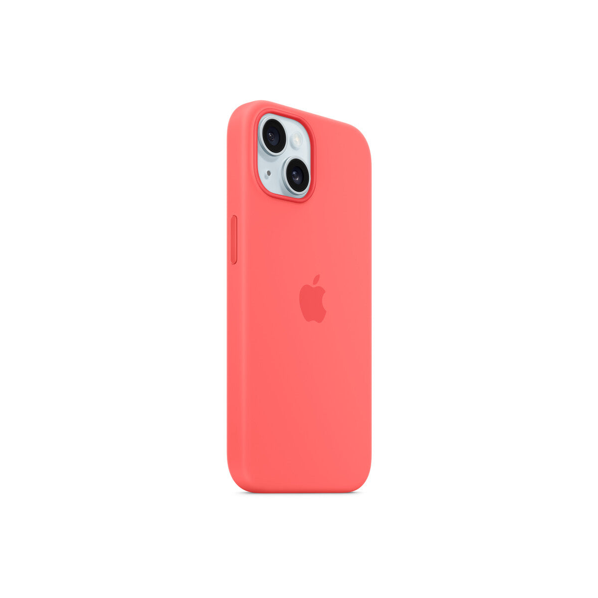 Husa de protectie Apple cu MagSafe pentru iPhone 15, Silicon, Guava - iSTYLE RO
