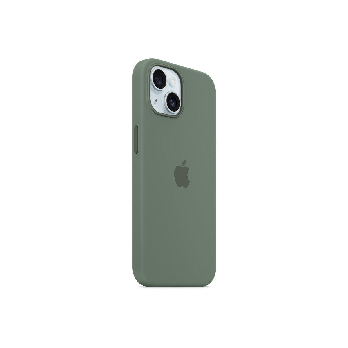 Husa de protectie Apple cu MagSafe pentru iPhone 15, Silicon, Cypress - iSTYLE RO