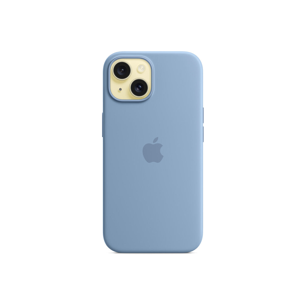 Husa de protectie Apple cu MagSafe pentru iPhone 15, Silicon, Winter Blue - iSTYLE RO