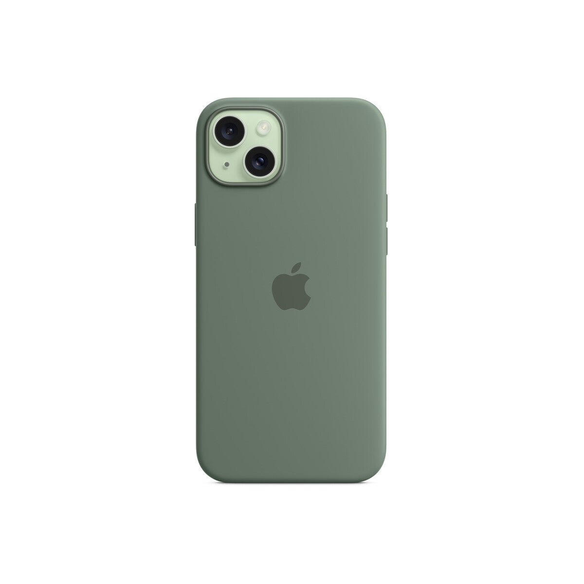 Husa de protectie Apple cu MagSafe pentru iPhone 15 Plus, Silicon, Cypress - iSTYLE RO
