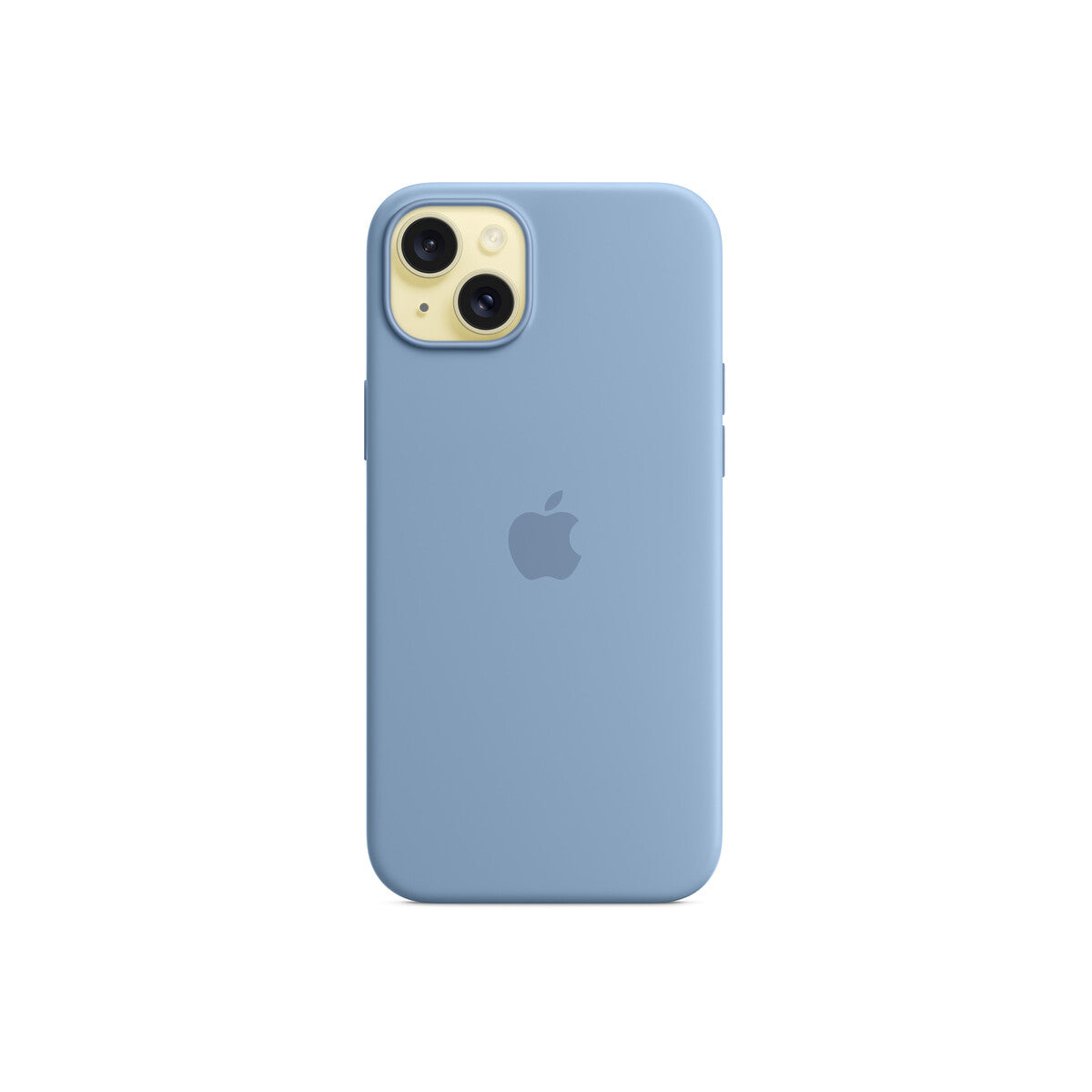 Husa de protectie Apple cu MagSafe pentru iPhone 15 Plus, Silicon, Winter Blue - iSTYLE RO