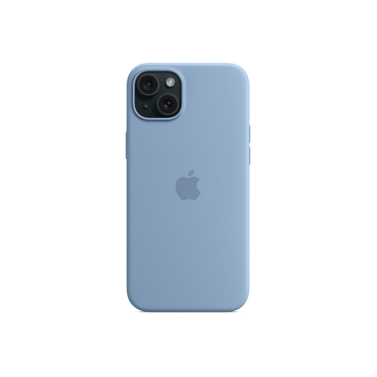 Husa de protectie Apple cu MagSafe pentru iPhone 15 Plus, Silicon, Winter Blue - iSTYLE RO
