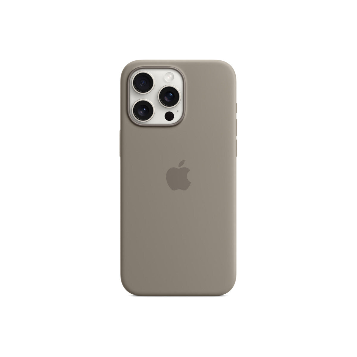 Resigilat: Husa de protectie Apple cu MagSafe pentru iPhone 15 Pro Max, Silicon, Clay - iSTYLE RO