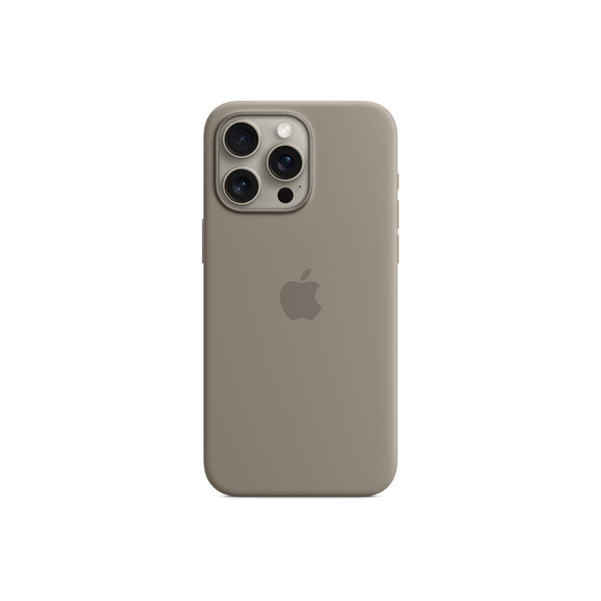 Resigilat: Husa de protectie Apple cu MagSafe pentru iPhone 15 Pro Max, Silicon, Clay - iSTYLE RO