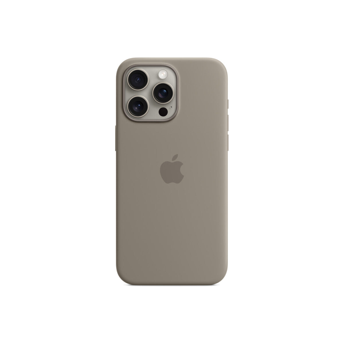 Resigilat: Husa de protectie Apple cu MagSafe pentru iPhone 15 Pro Max, Silicon, Clay - iSTYLE RO