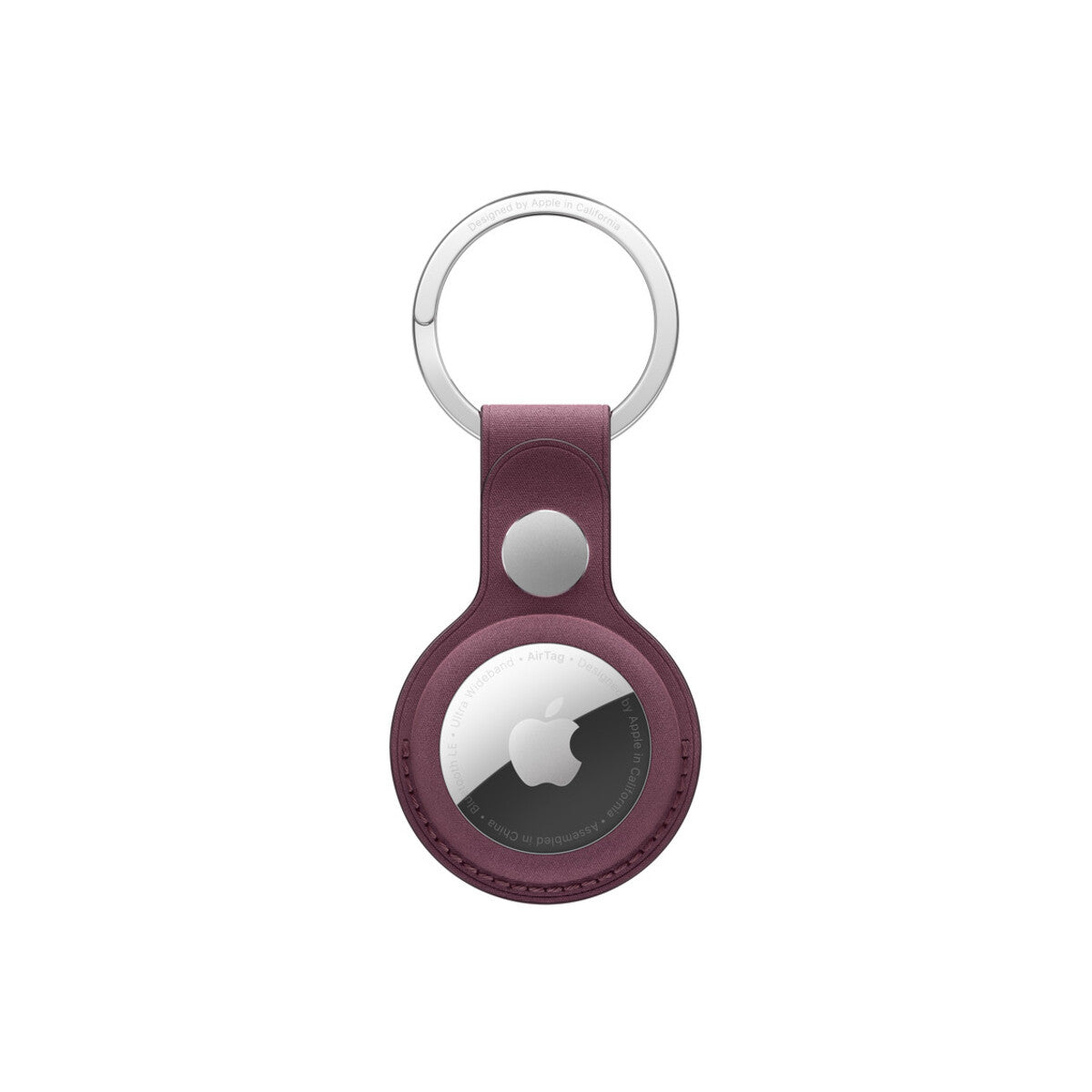 Breloc Apple AirTag FineWoven Key Ring, Mulberry - iSTYLE RO