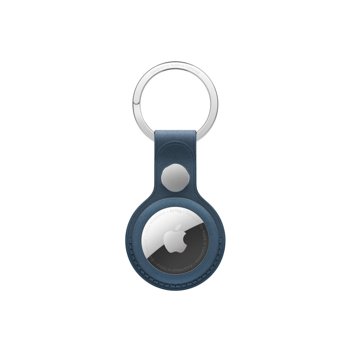 Breloc Apple AirTag FineWoven Key Ring, Pacific Blue - iSTYLE RO