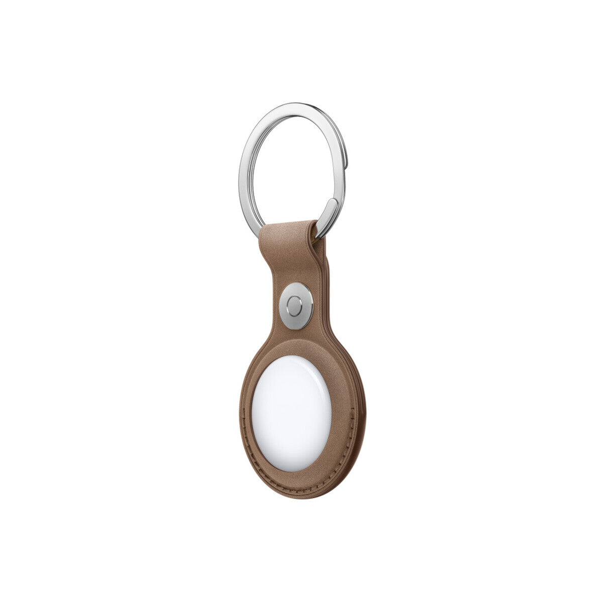 Breloc Apple AirTag FineWoven Key Ring, Taupe - iSTYLE RO