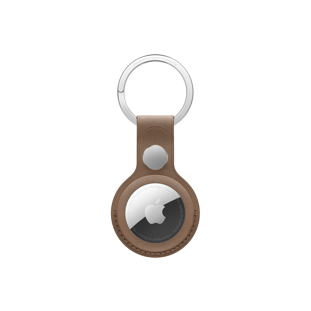 Breloc Apple AirTag FineWoven Key Ring, Taupe - iSTYLE RO