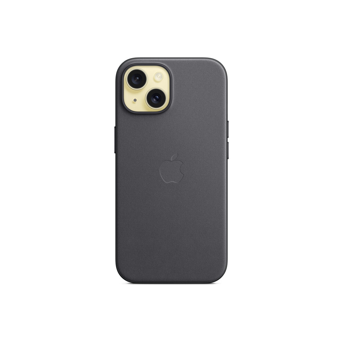 Husa de protectie Apple FineWoven cu MagSafe pentru iPhone 15, Negru - iSTYLE RO