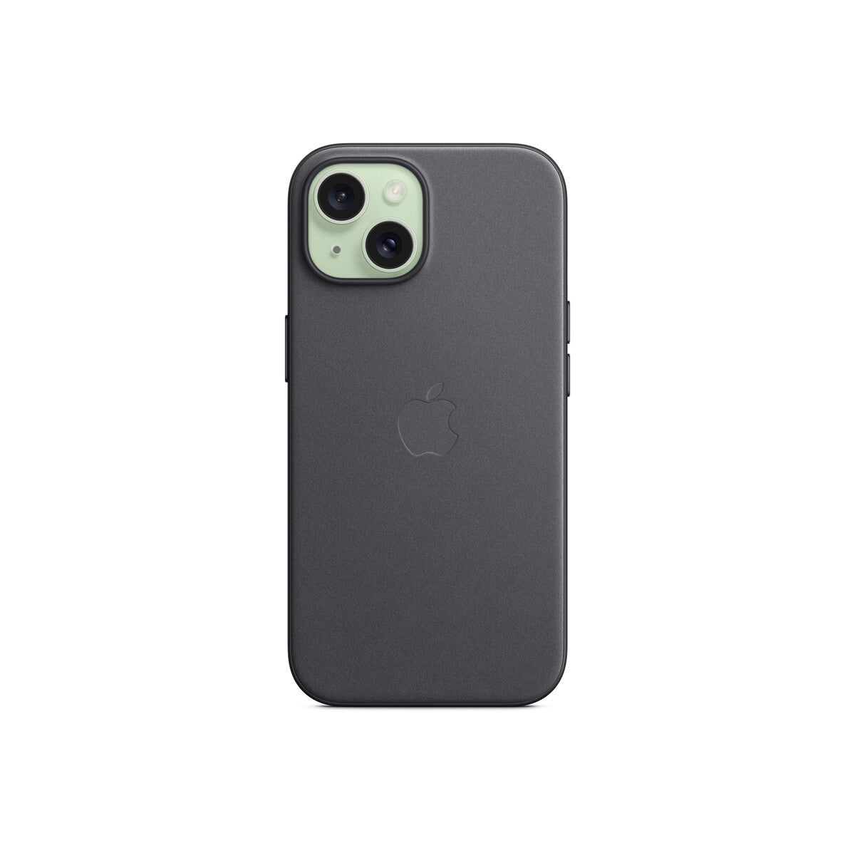 Husa de protectie Apple FineWoven cu MagSafe pentru iPhone 15, Negru - iSTYLE RO
