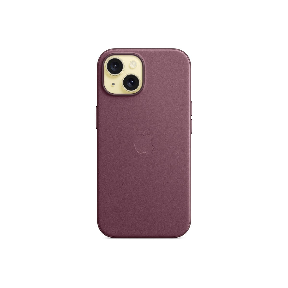 Husa de protectie Apple FineWoven cu MagSafe pentru iPhone 15, Mulberry - iSTYLE RO