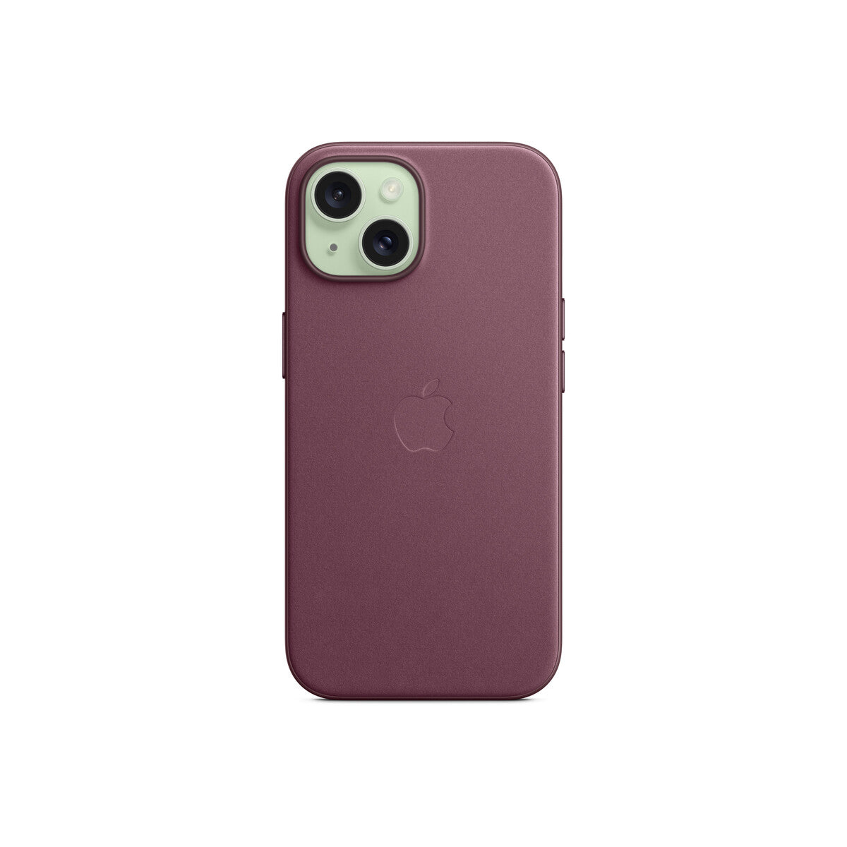 Husa de protectie Apple FineWoven cu MagSafe pentru iPhone 15, Mulberry - iSTYLE RO