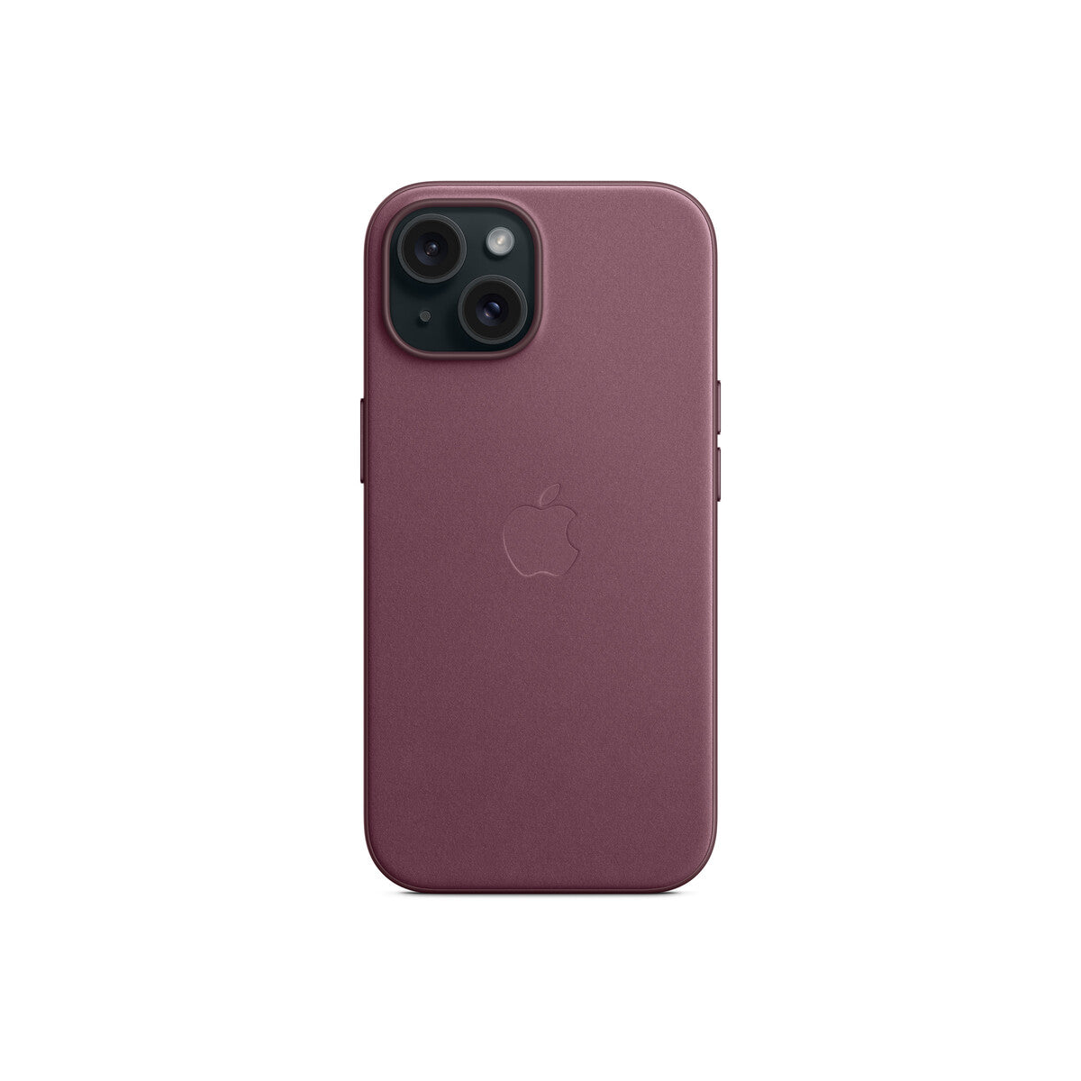 Husa de protectie Apple FineWoven cu MagSafe pentru iPhone 15, Mulberry - iSTYLE RO