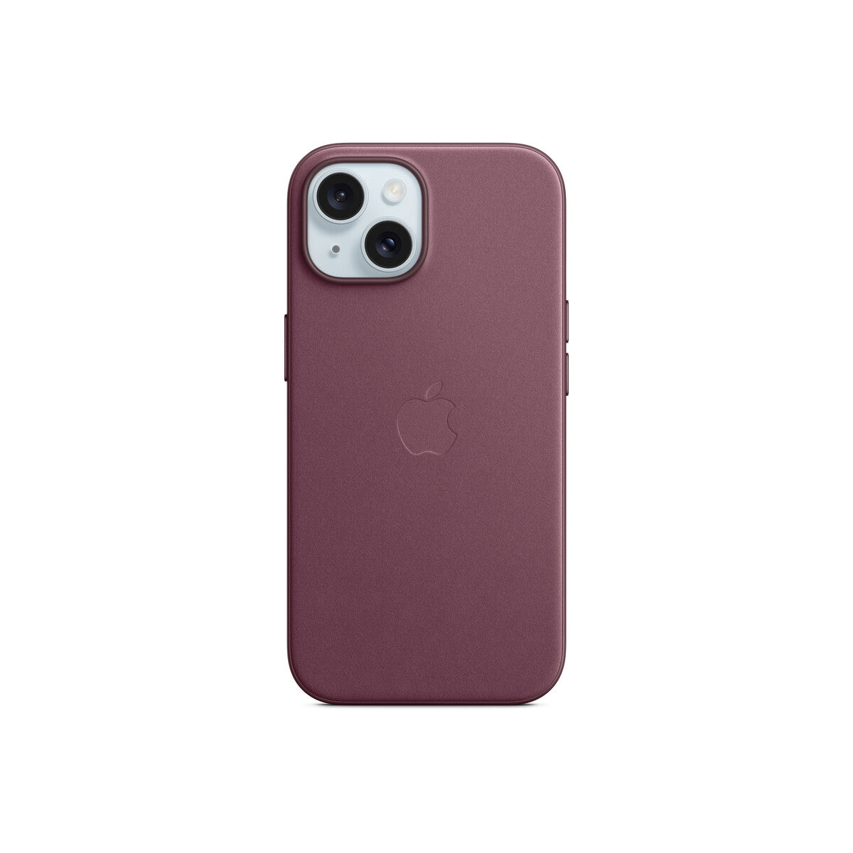 Husa de protectie Apple FineWoven cu MagSafe pentru iPhone 15, Mulberry - iSTYLE RO
