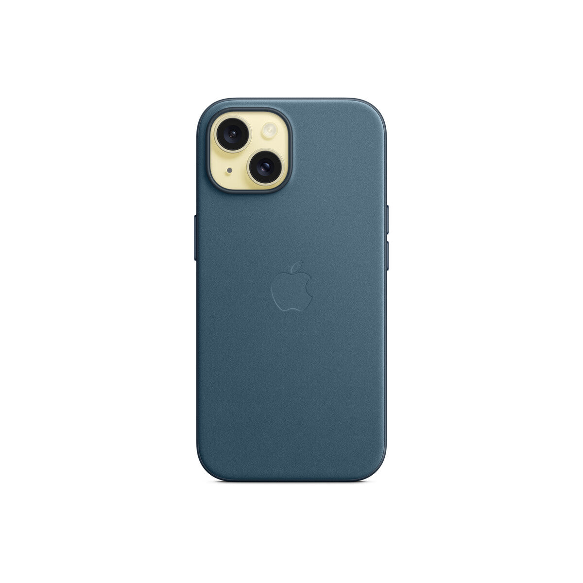 Husa de protectie Apple FineWoven cu MagSafe pentru iPhone 15, Pacific Blue - iSTYLE RO