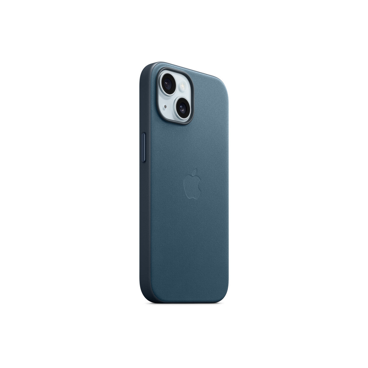 Husa de protectie Apple FineWoven cu MagSafe pentru iPhone 15, Pacific Blue - iSTYLE RO