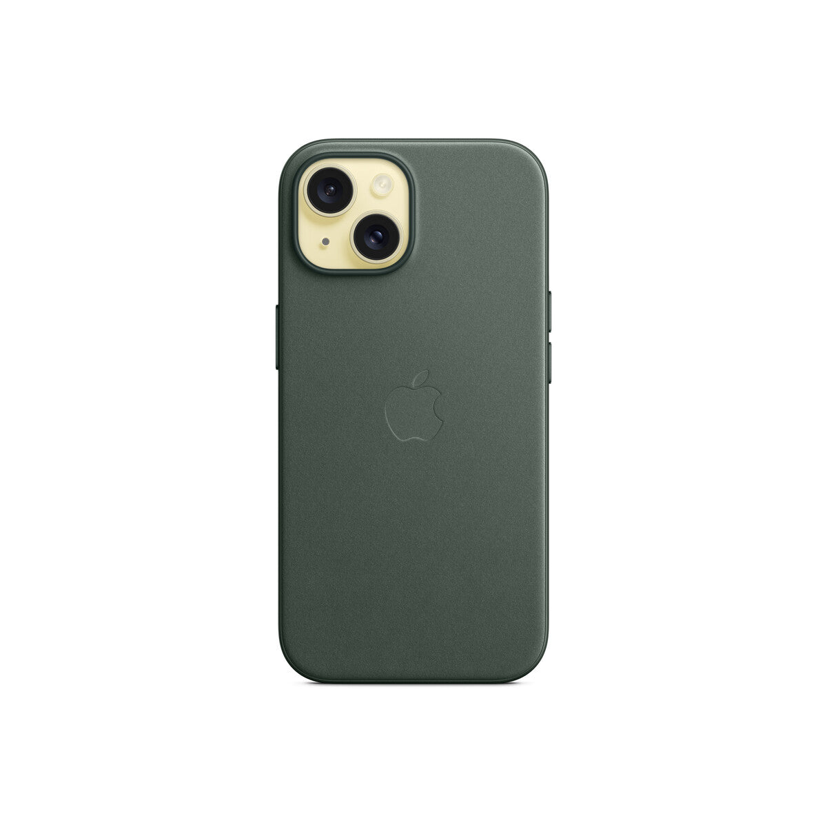 Husa de protectie Apple FineWoven cu MagSafe pentru iPhone 15, Evergreen - iSTYLE RO