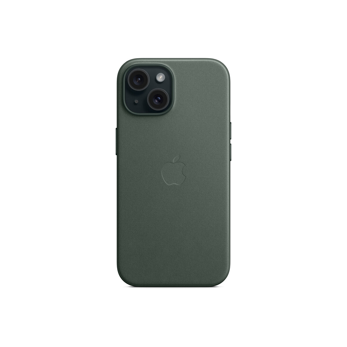 Husa de protectie Apple FineWoven cu MagSafe pentru iPhone 15, Evergreen - iSTYLE RO