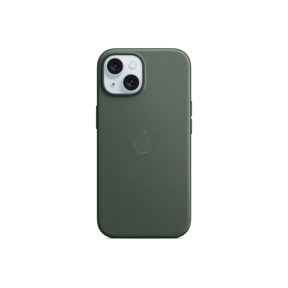 Husa de protectie Apple FineWoven cu MagSafe pentru iPhone 15, Evergreen - iSTYLE RO