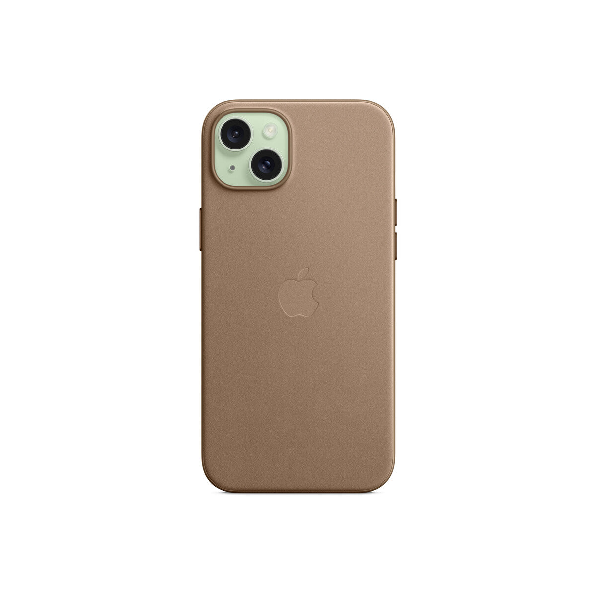 Husa de protectie Apple FineWoven cu MagSafe pentru iPhone 15 Plus, Taupe - iSTYLE RO