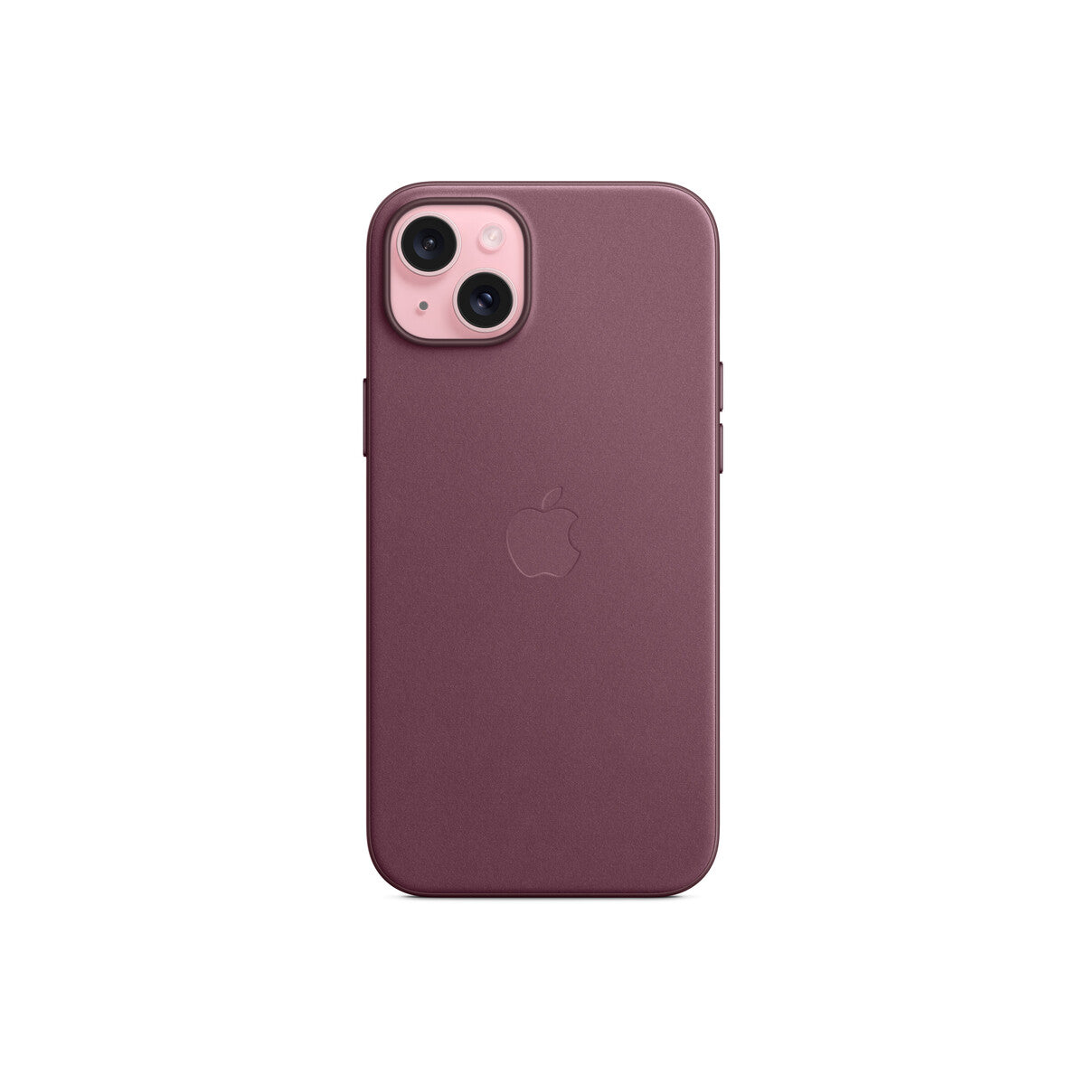 Husa de protectie Apple FineWoven cu MagSafe pentru iPhone 15 Plus, Mulberry - iSTYLE RO