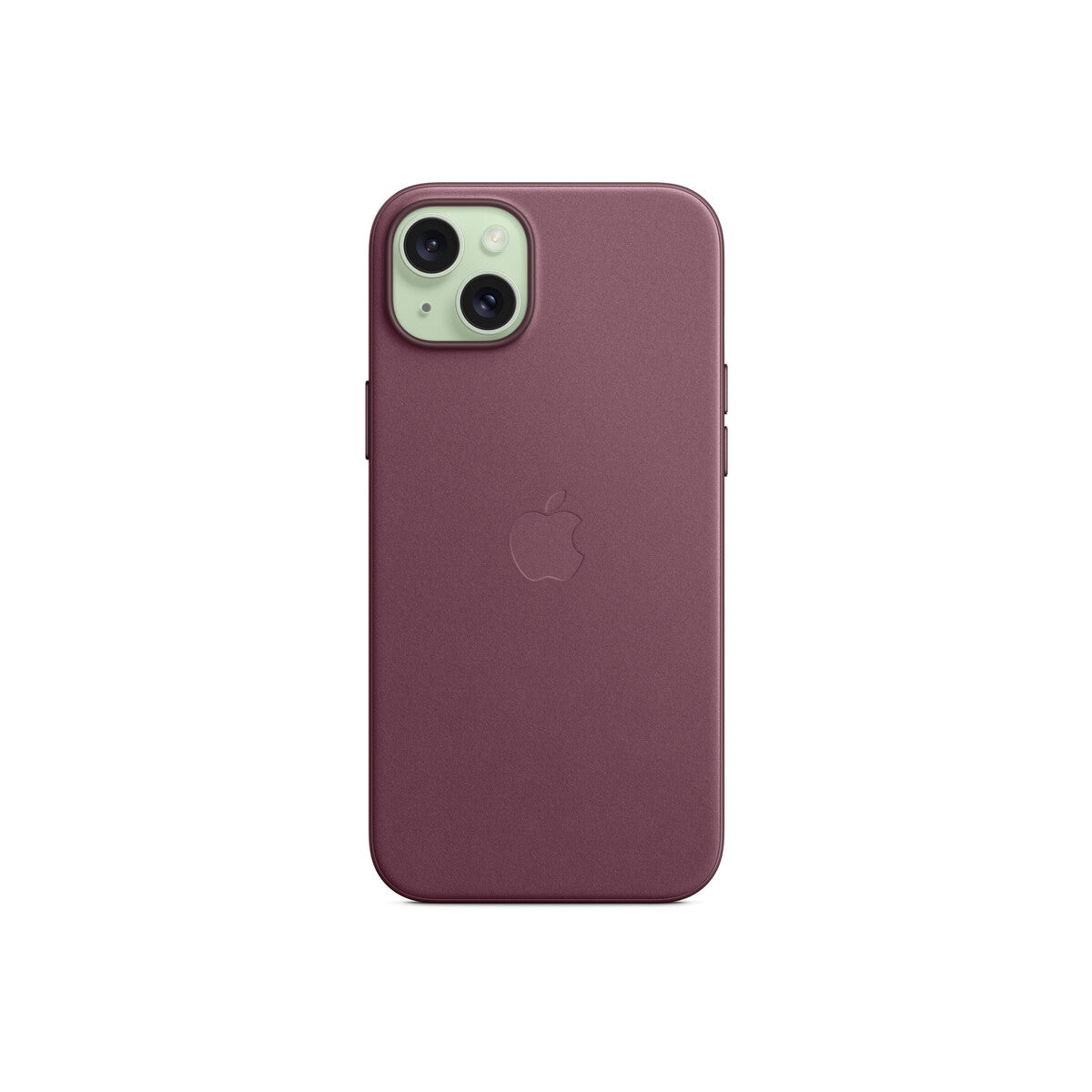 Husa de protectie Apple FineWoven cu MagSafe pentru iPhone 15 Plus, Mulberry - iSTYLE RO