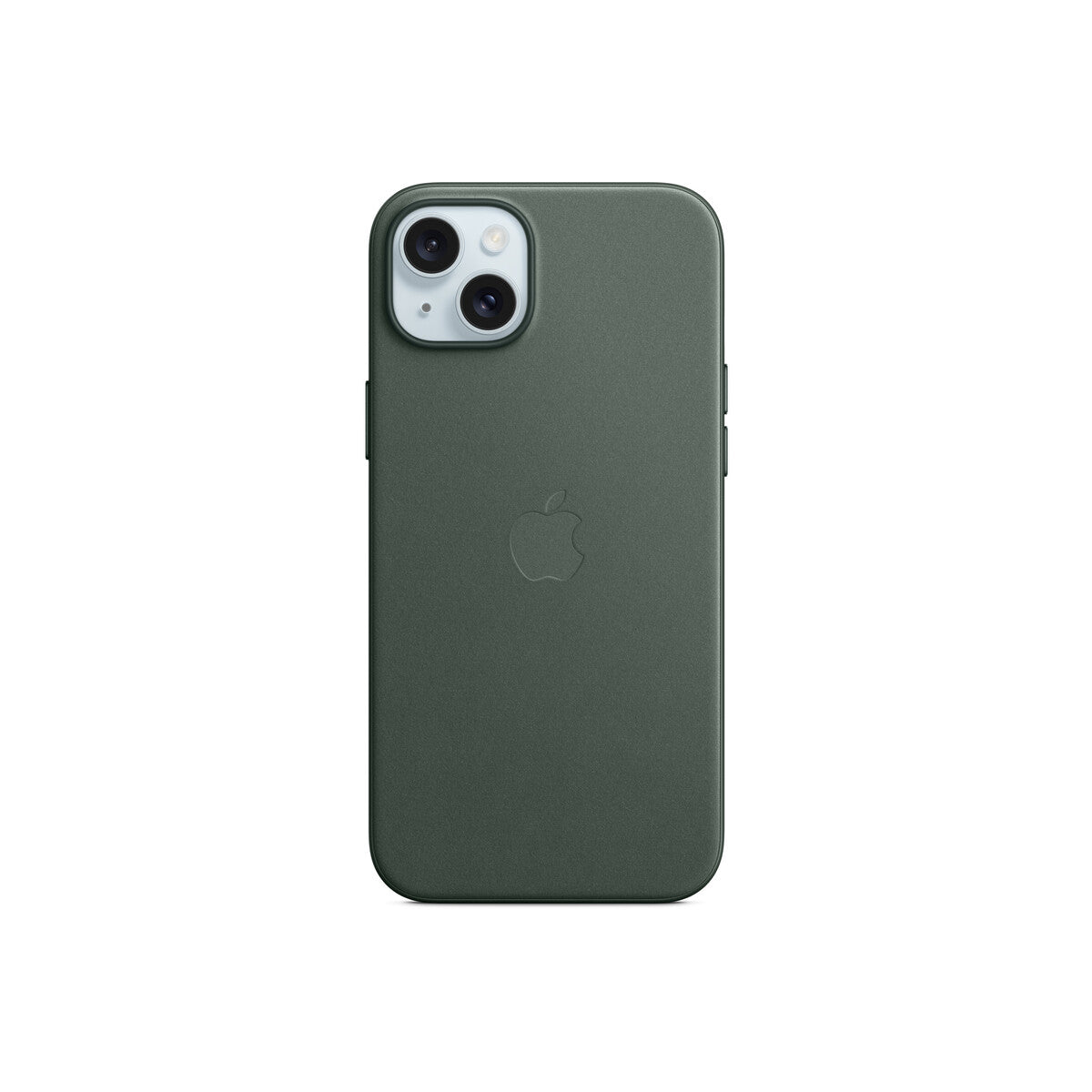 Husa de protectie Apple FineWoven cu MagSafe pentru iPhone 15 Plus, Evergreen - iSTYLE RO