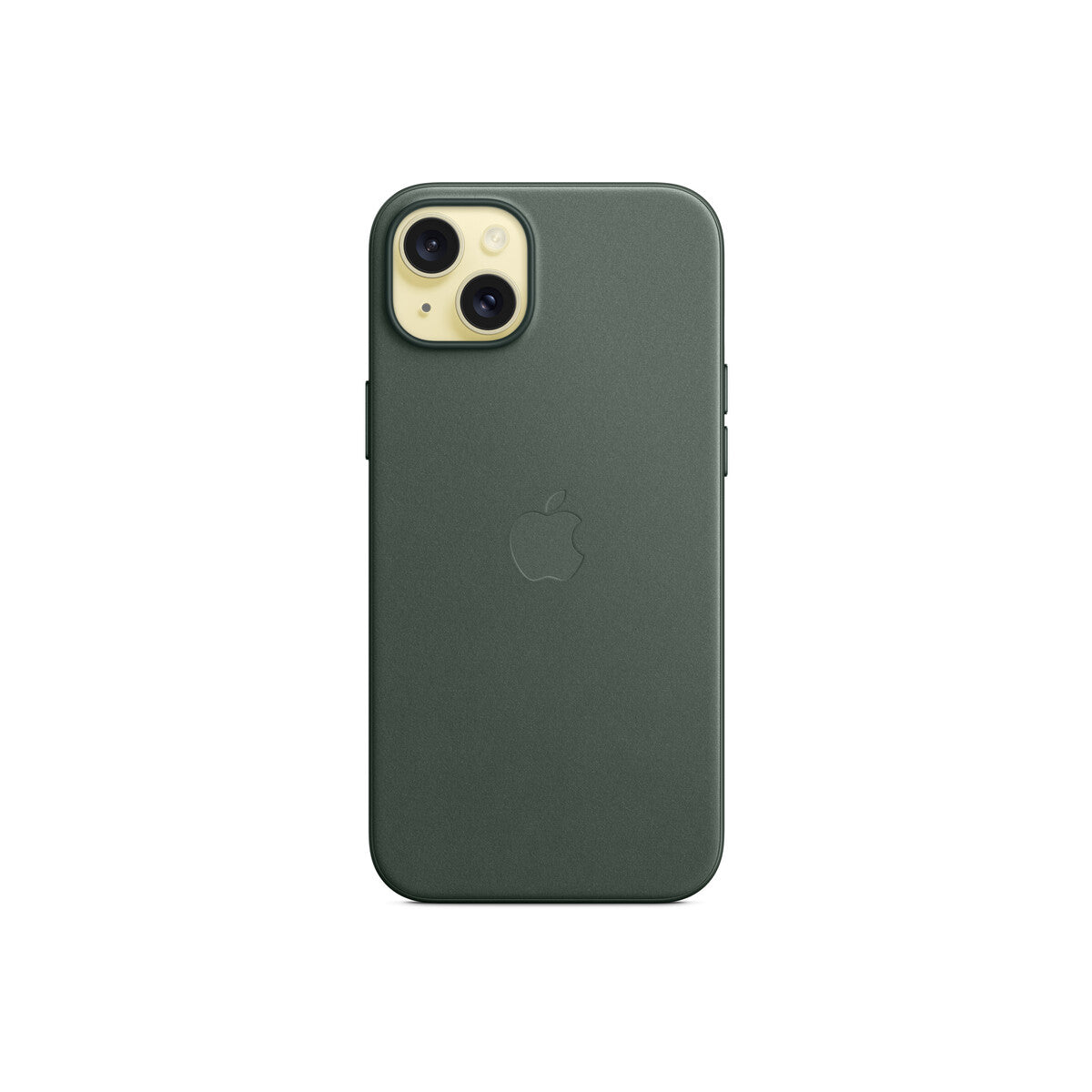 Husa de protectie Apple FineWoven cu MagSafe pentru iPhone 15 Plus, Evergreen - iSTYLE RO