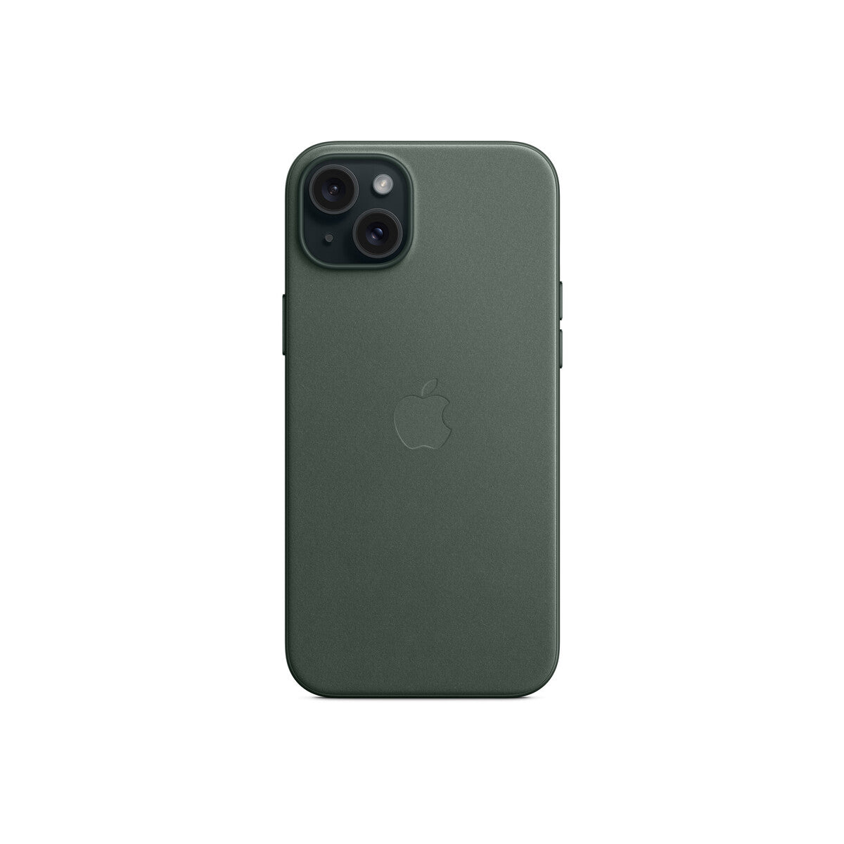 Husa de protectie Apple FineWoven cu MagSafe pentru iPhone 15 Plus, Evergreen - iSTYLE RO