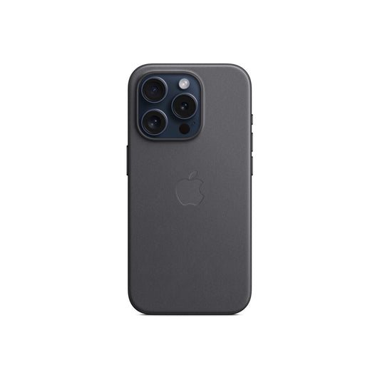 Husa de protectie Apple FineWoven cu MagSafe pentru iPhone 15 Pro, Negru - iSTYLE RO