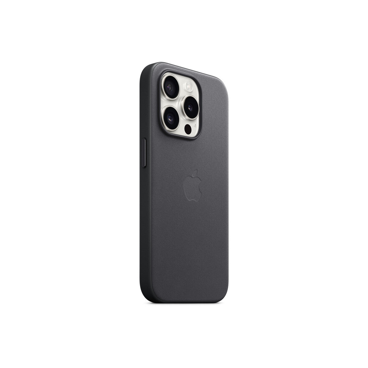 Husa de protectie Apple FineWoven cu MagSafe pentru iPhone 15 Pro, Negru - iSTYLE RO
