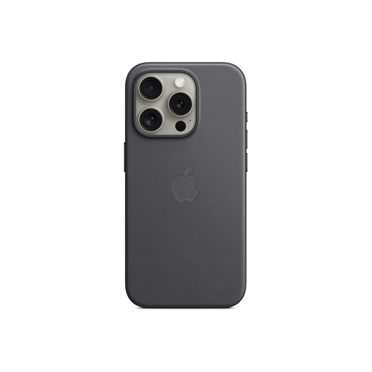 Husa de protectie Apple FineWoven cu MagSafe pentru iPhone 15 Pro, Negru - iSTYLE RO