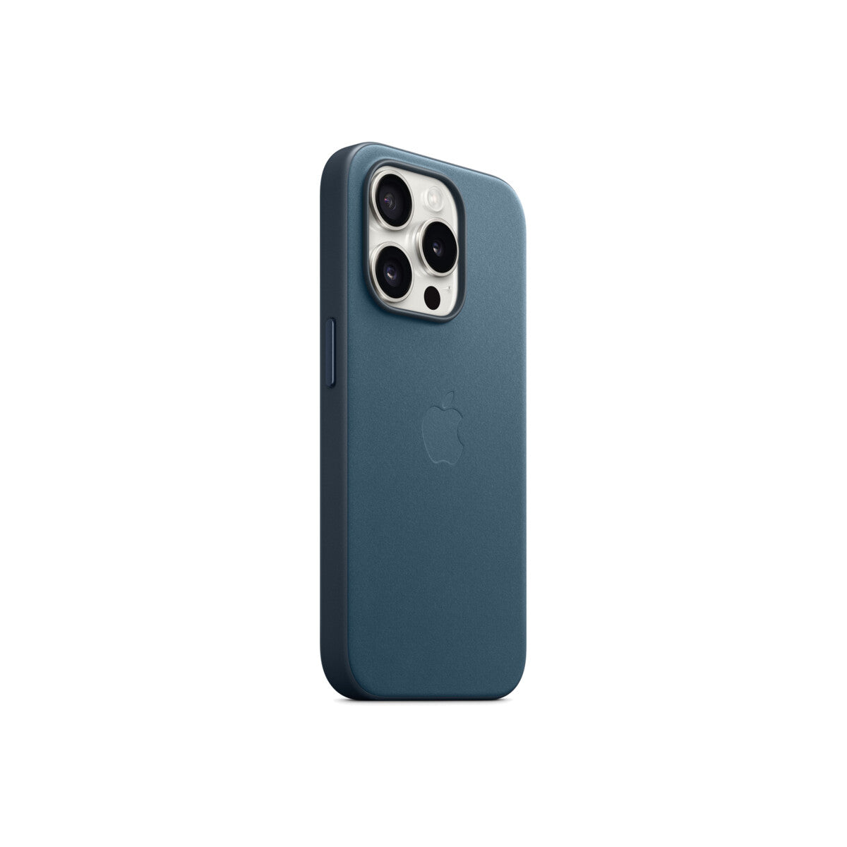 Husa de protectie Apple FineWoven cu MagSafe pentru iPhone 15 Pro, Pacific Blue - iSTYLE RO