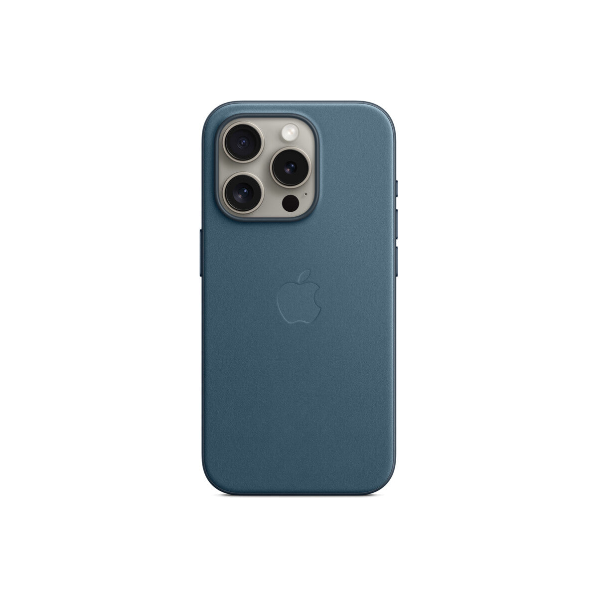 Husa de protectie Apple FineWoven cu MagSafe pentru iPhone 15 Pro, Pacific Blue - iSTYLE RO