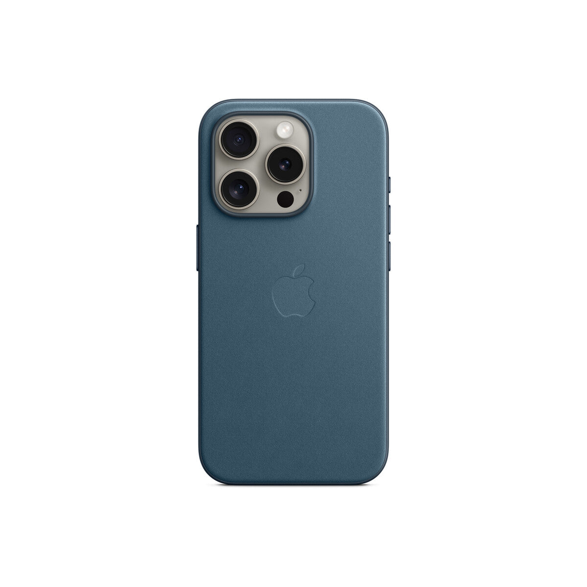 Husa de protectie Apple FineWoven cu MagSafe pentru iPhone 15 Pro, Pacific Blue - iSTYLE RO