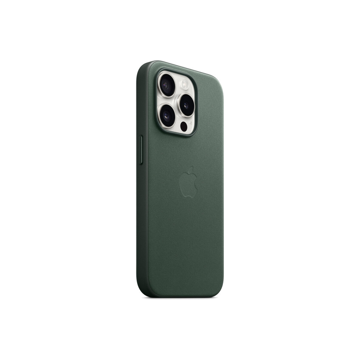Husa de protectie Apple FineWoven cu MagSafe pentru iPhone 15 Pro, Evergreen - iSTYLE RO