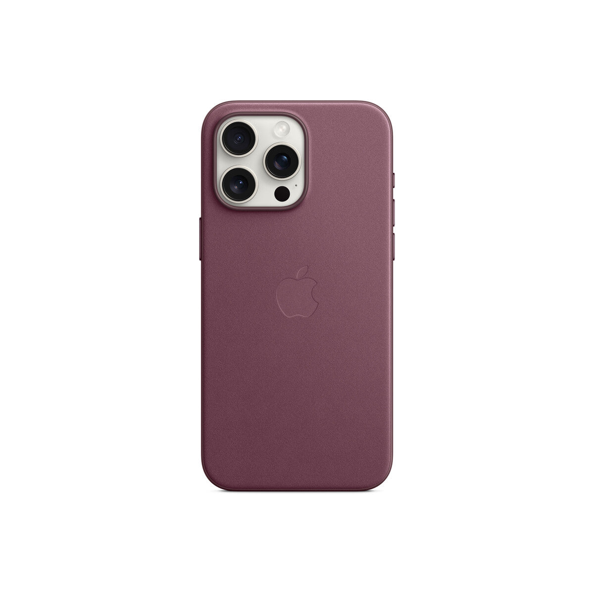 Husa de protectie Apple FineWoven cu MagSafe pentru iPhone 15 Pro Max, Mulberry - iSTYLE RO