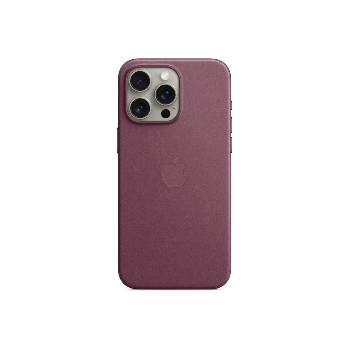 Husa de protectie Apple FineWoven cu MagSafe pentru iPhone 15 Pro Max, Mulberry - iSTYLE RO