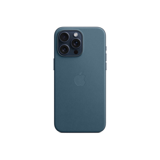 Husa de protectie Apple FineWoven cu MagSafe pentru iPhone 15 Pro Max, Pacific Blue - iSTYLE RO