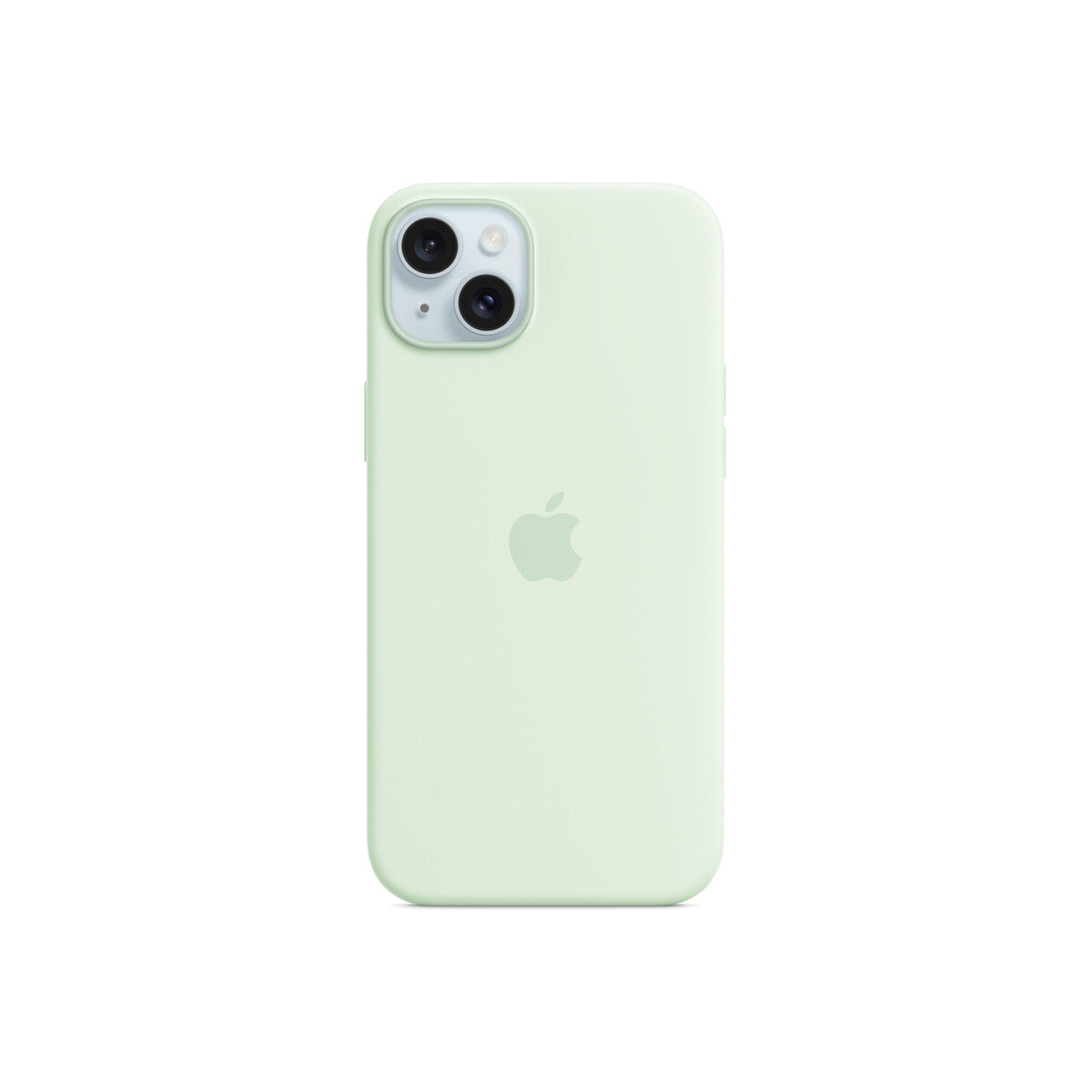 Husa de protectie Apple cu MagSafe pentru iPhone 15 Plus, Silicon, Soft Mint - iSTYLE RO