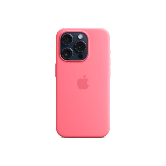 Husa de protectie Apple cu MagSafe pentru iPhone 15 Pro, Silicon, Pink - iSTYLE RO