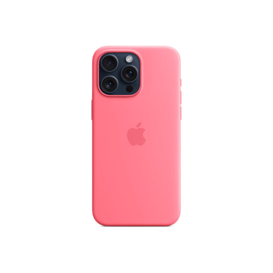 Husa de protectie Apple cu MagSafe pentru iPhone 15 Pro Max, Silicon, Pink - iSTYLE RO