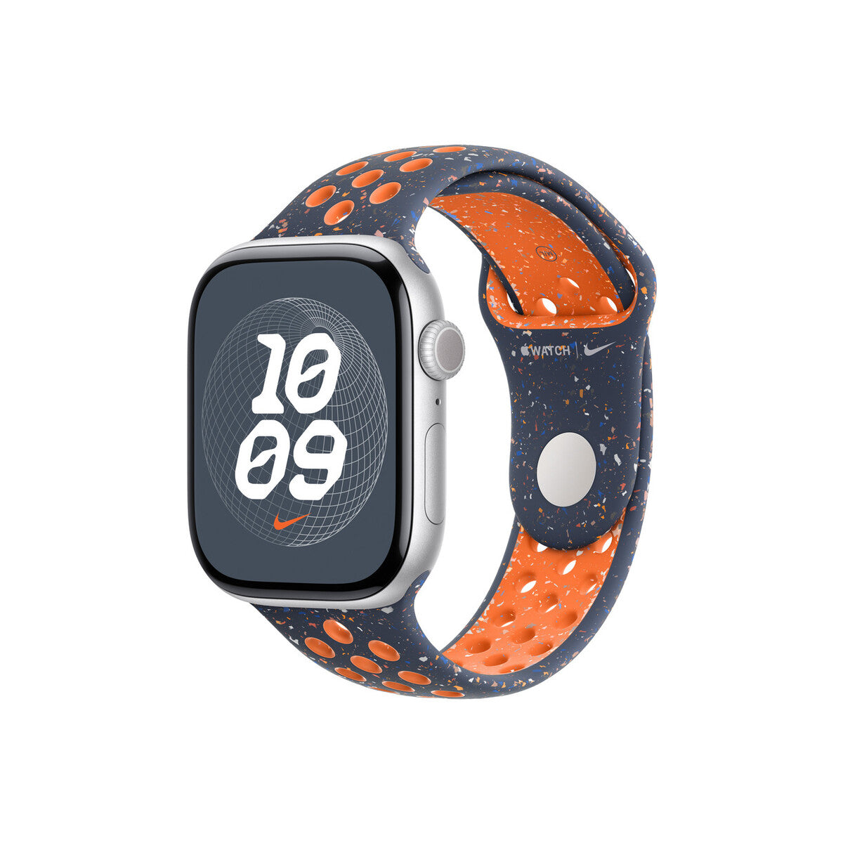 Resigilat: Curea Apple pentru Apple Watch 40mm Nike Sport Band, Blue Flame Nike Sport Band, M/L - iSTYLE RO