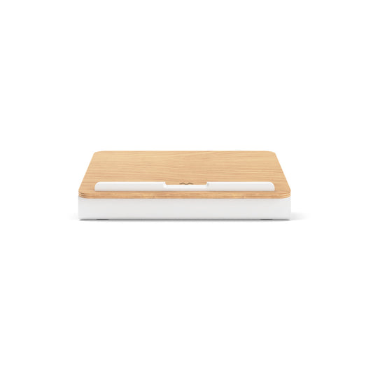 Suport Woodcessories pentru laptop Oat/White - iSTYLE RO