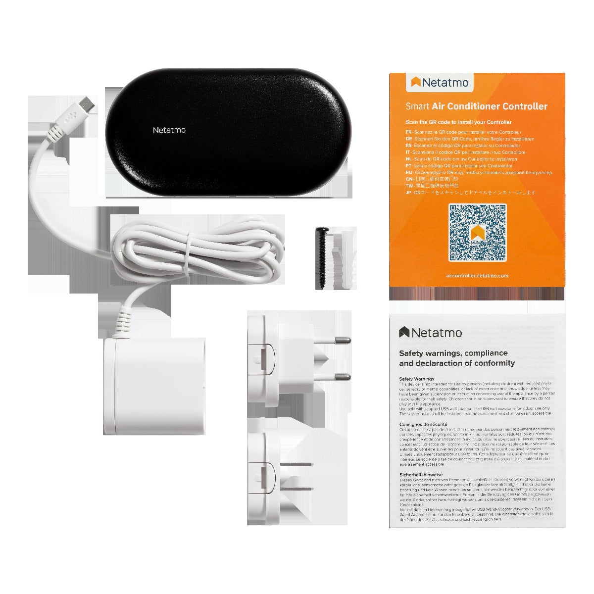Telecomandă universală inteligentă pentru aparat aer condiționat NETATMO Smart AC Controller - iSTYLE RO