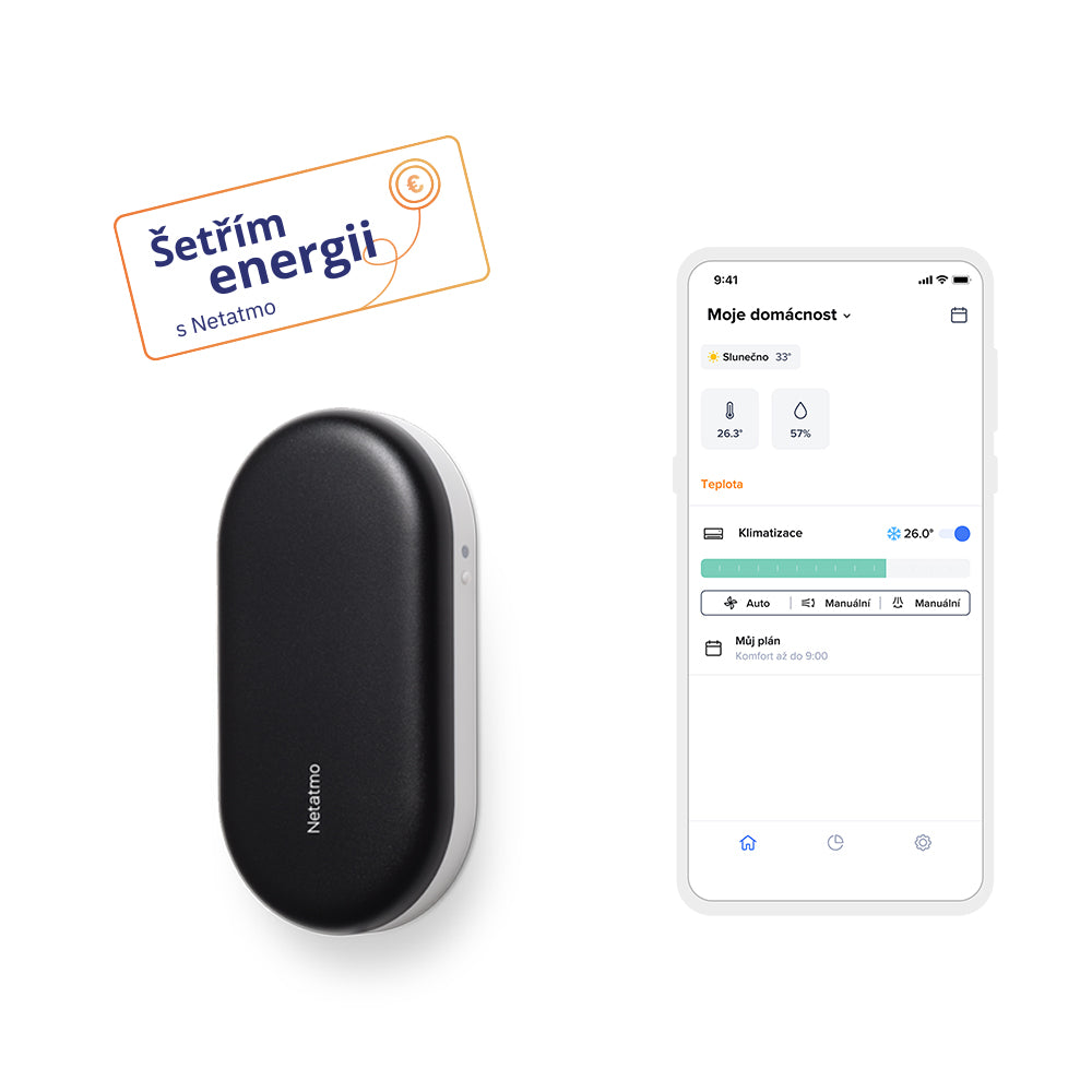 Telecomandă universală inteligentă pentru aparat aer condiționat NETATMO Smart AC Controller - iSTYLE RO