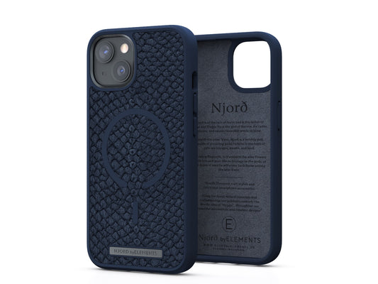 Husa de protectie Njord Vatn pentru iPhone 13, Blue - iSTYLE RO